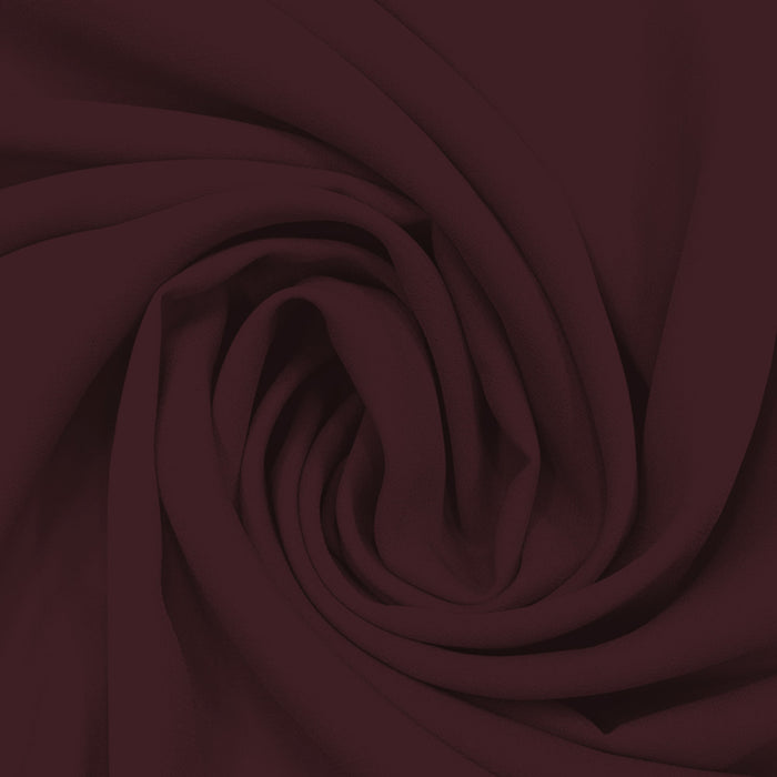 Georgette Toque de Seda Bordo