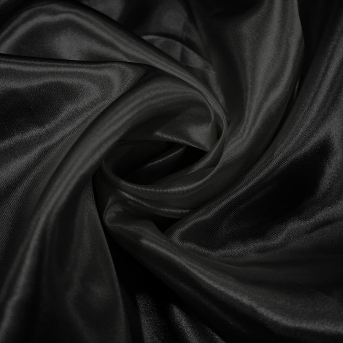 Cetim com Elastano Preto