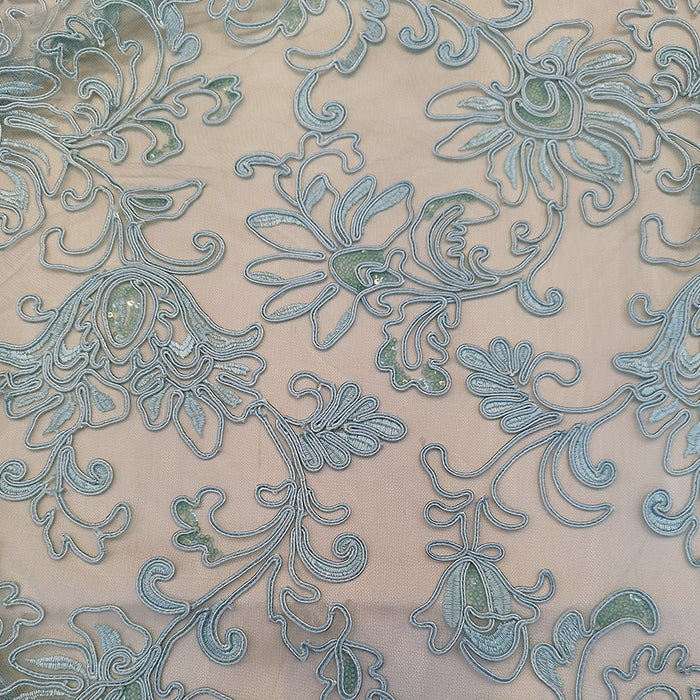 Renda Soutache Verde Água