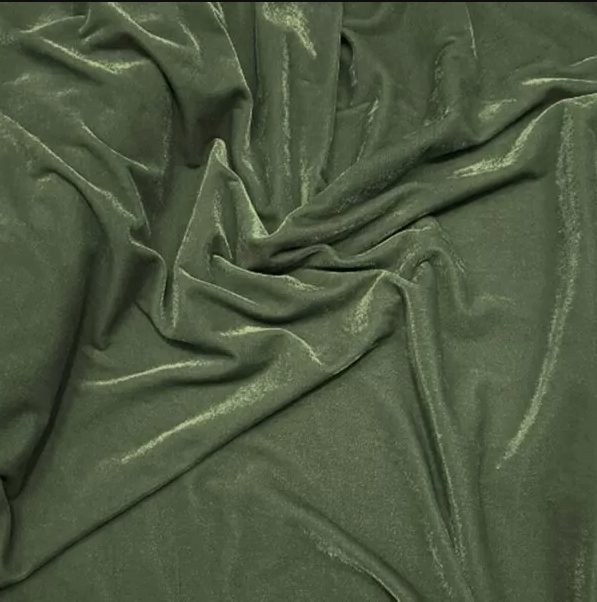 Veludo com Elastano Verde Bananeira