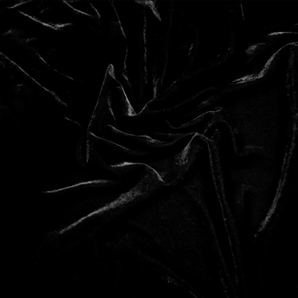 Veludo com Elastano Preto