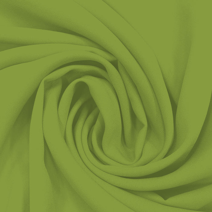 Georgette Toque de Seda Pistache