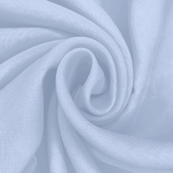 Musseline Toque de Seda Azul Bebê