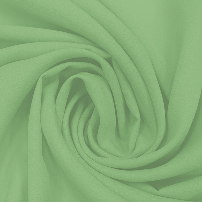 Georgette Toque de Seda Pistache