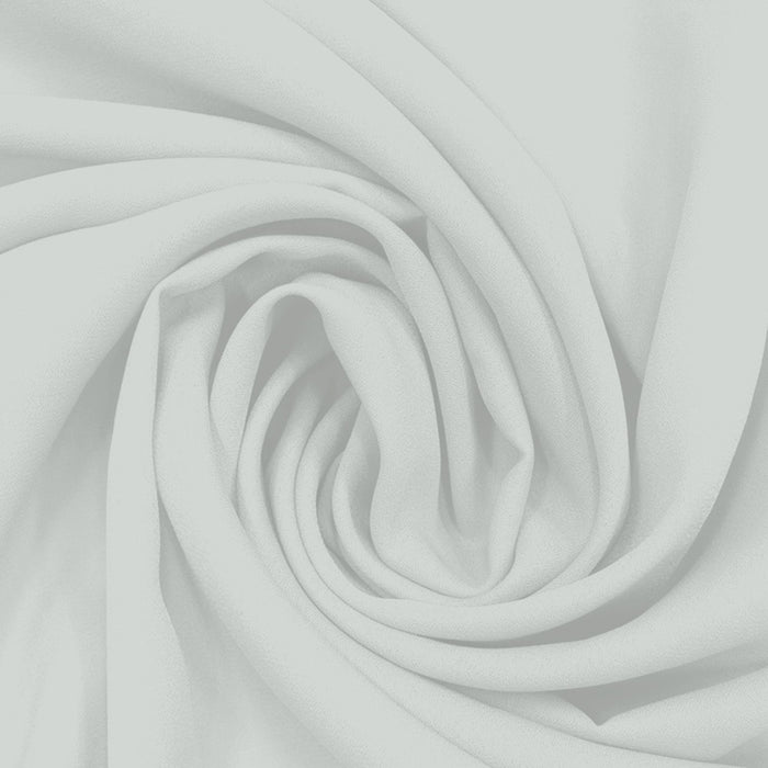 Georgette Toque de Seda Acqua