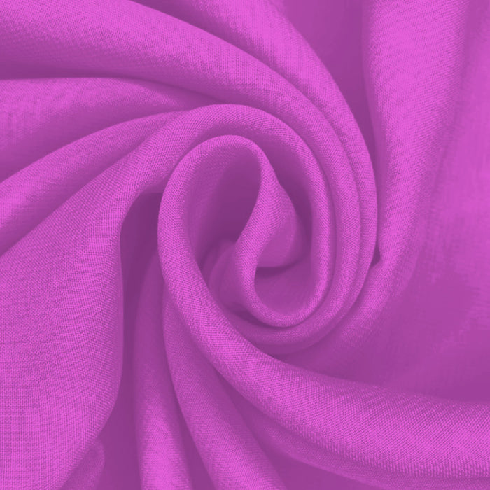 Musseline Toque de Seda Fúcsia Claro