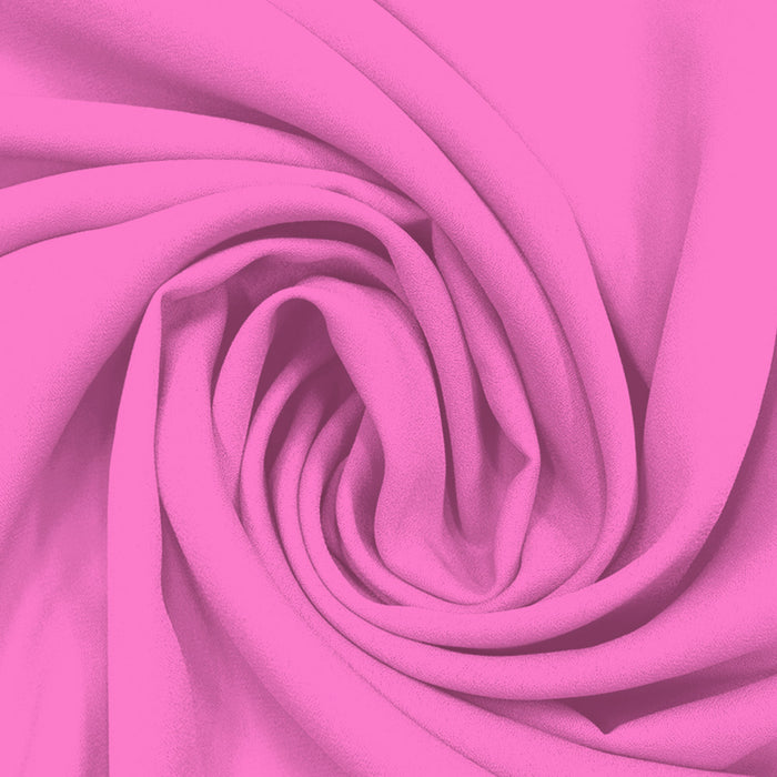 Georgette Toque de Seda Chiclete