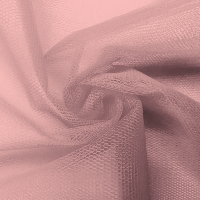 Tule Poliamida Rosa Velho Médio