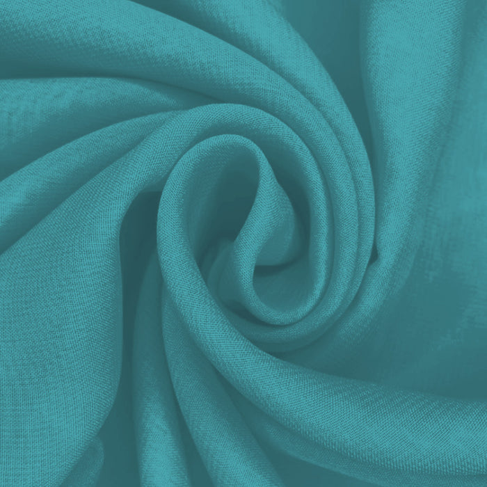 Musseline Toque de Seda Verde Água