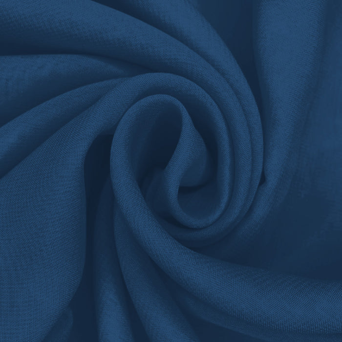 Musseline Toque de Seda Azul Force