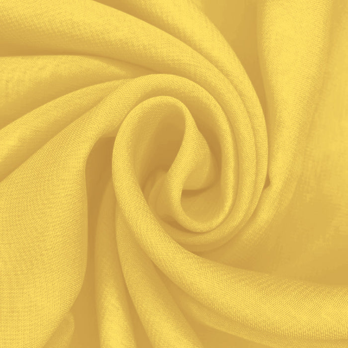 Musseline Toque de Seda Amarelo