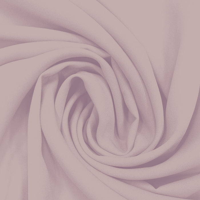 Georgette Toque de Seda Rosa Velho Claro