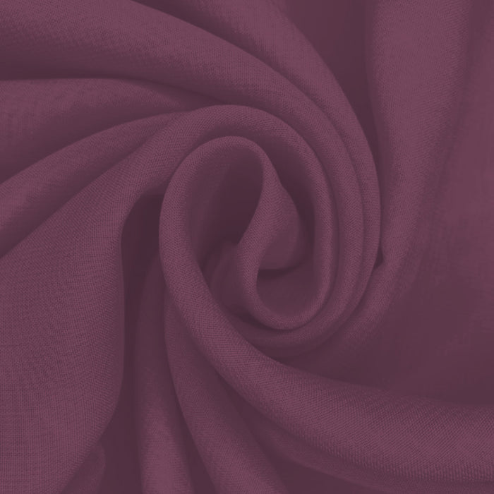 Musseline Toque de Seda Bordo