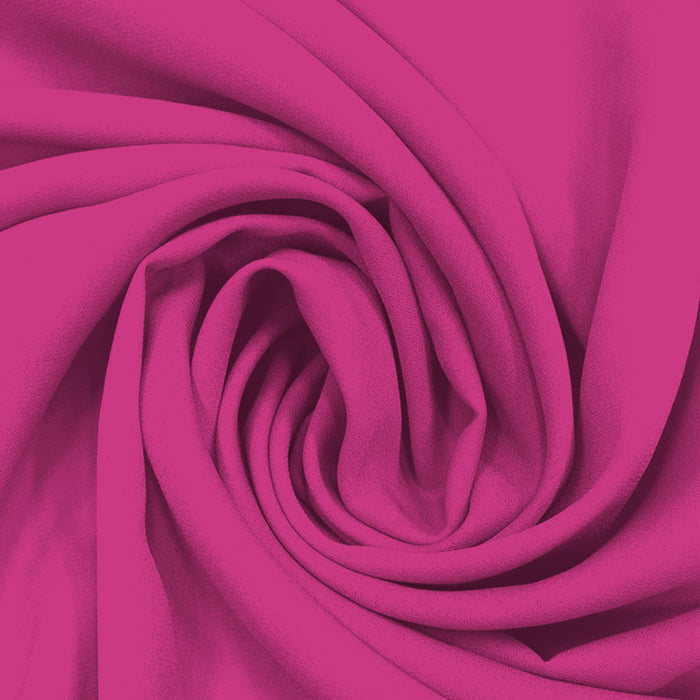 Georgette Toque de Seda Pink Escuro