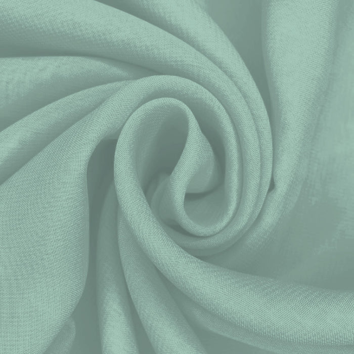 Musseline Toque de Seda Verde Malva