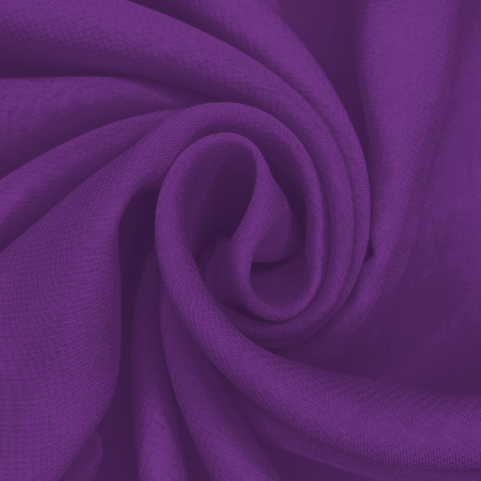 Musseline Toque de Seda Roxo Médio