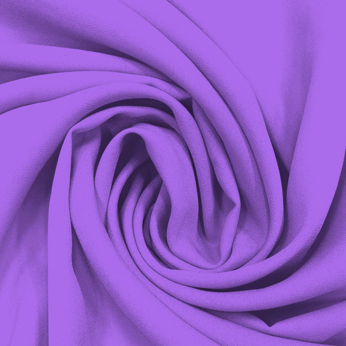 Georgette Toque de Seda Lilás Escuro