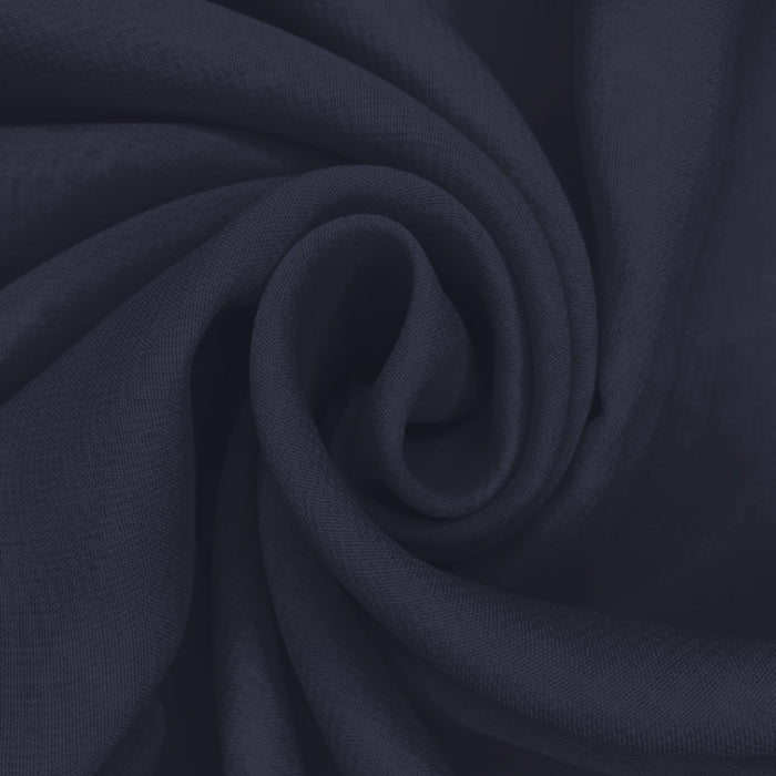 Musseline Toque de Seda Azul Noturno