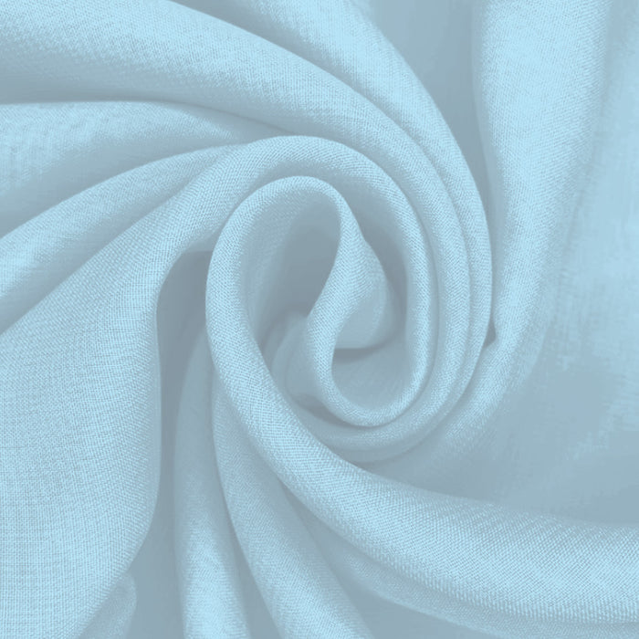 Musseline Toque de Seda Azul Piscina