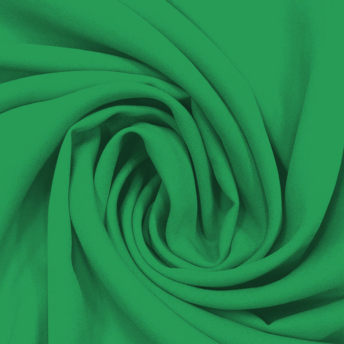 Georgette Toque de Seda Verde Amazonia