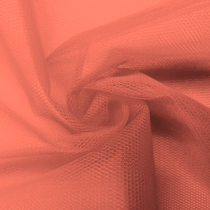 Tule Poliamida Salmão Médio