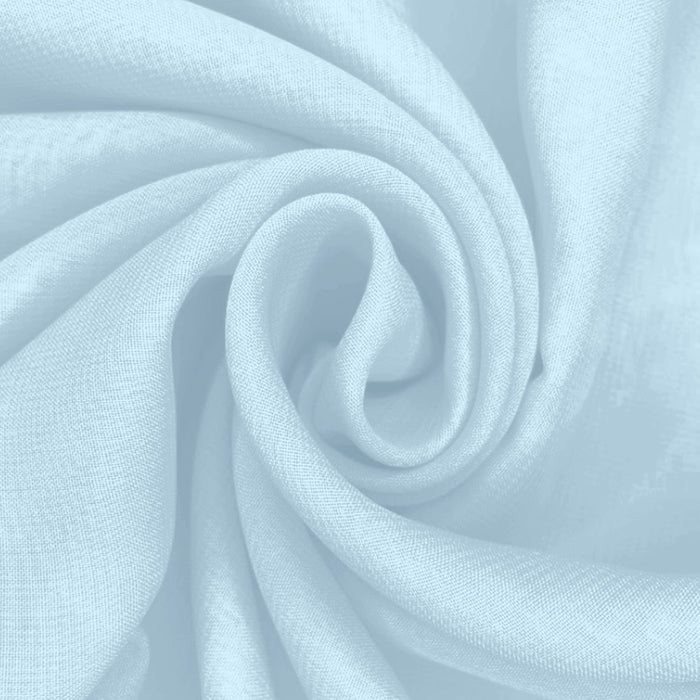 Musseline Toque de Seda Azul Água